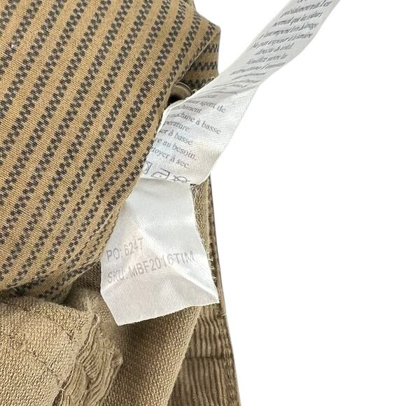 Faherty Stretch Corduroy Pants Green Brown Size 35 - Picture 13 of 14